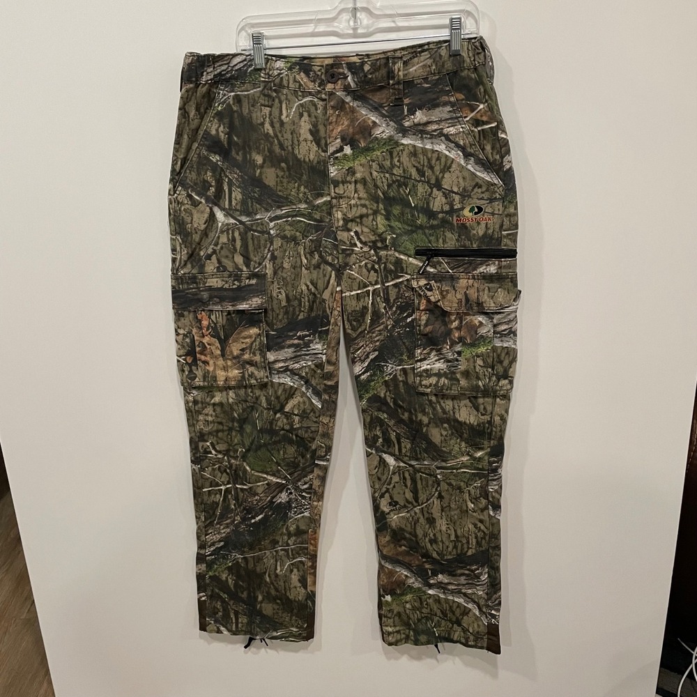 Mossy Oak Country DNA Mens cargo Pants Realtree Camo Hunting Size M 32-34‎